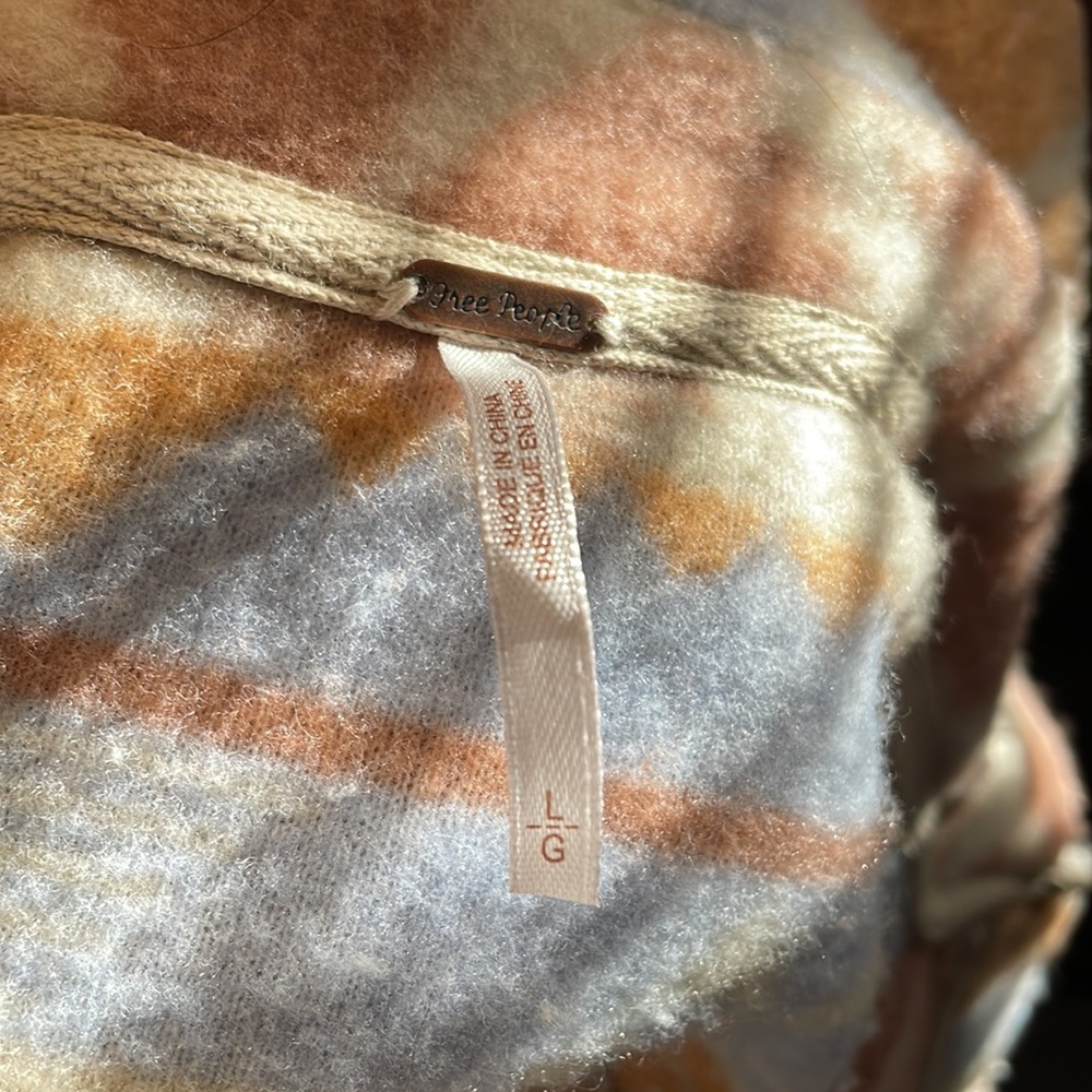 Nwt Free People Ruby Jacquard Printed Fleece Jack… - image 6